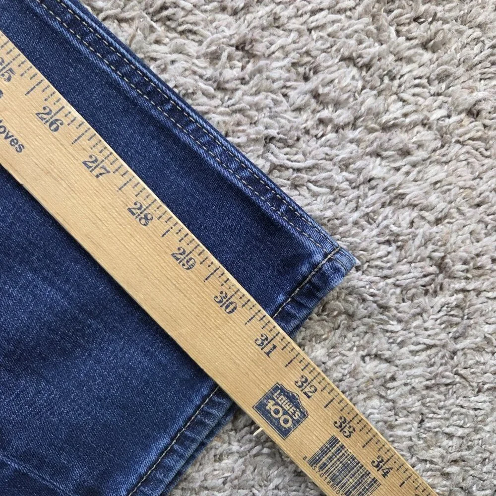 Banana Republic Jeans Mens 33x32 Blue Slim Fit Denim Stretch Mark*